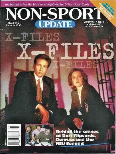 X-Files Magazine NON-SPORT UPDATE Vol. 7 #2 Card Collectors  Alf Donrusss T.V.