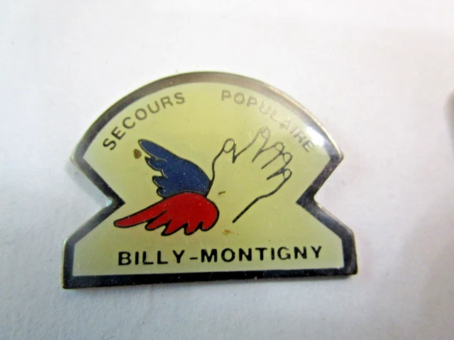 Lot De 5 Pin's Secours Populaire - Jeux Olympiques Barcelone 1992 - Occasion