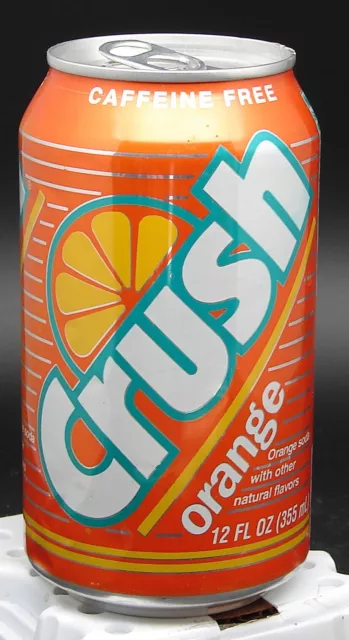 Crush Orange; Select Bev. Inc.;  Northlake, IL / Indianapolis, IN; soda pop can