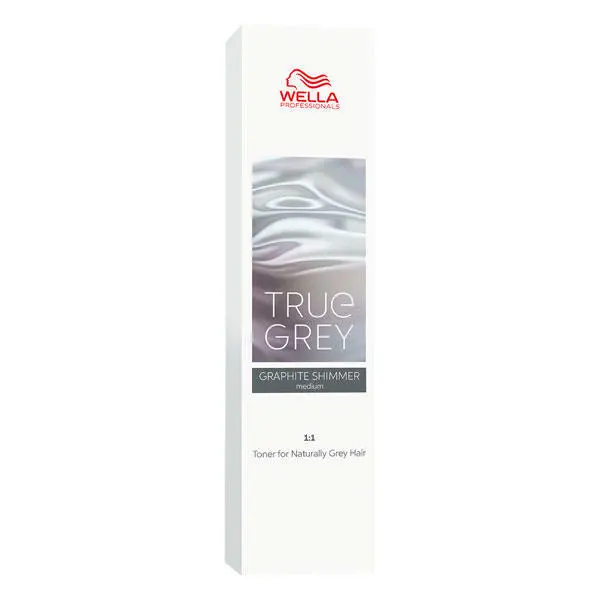 Wella True Grey Graphite Shimmer Medium 60 ml - trattamento capelli grigi