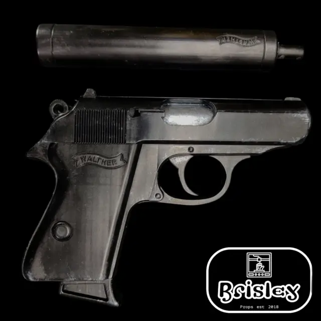 James Bond Walther PPK 007 3d Fake pistol Cosplay Costume Film Prop Replica