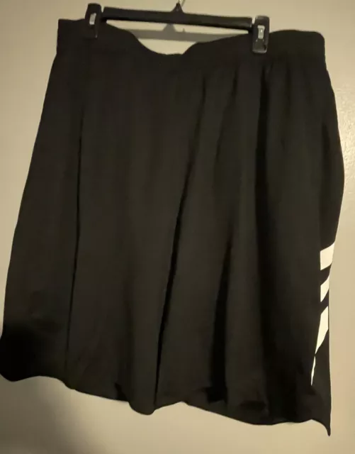 Adidas Men's Team Issue 3P Shorts BLACK | WHITE 3XL