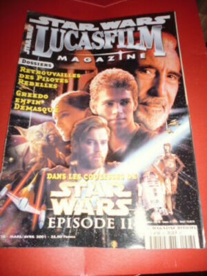 Mars-Avril 1999 Poster Dark Maul inclut Lucasfilm Star Wars Lucasfilm Magazine n°16 