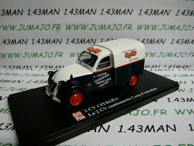 2CVAP57 voiture 1/43 ELIGOR Autoplus CITROËN 2CV n°35 camionette COOP entretien