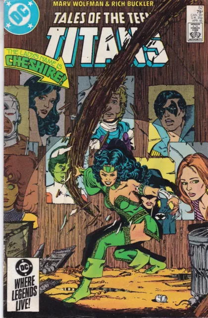 Dc Comics Tales Of The Teen Titans #52 April 1985 Fast P&P Same Day Dispatch