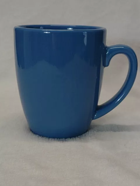 Corelle Coordinates Stoneware 12oz Coffee Mug Medium Blue EXCELLENT!