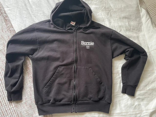 Bernie Sanders Official 2016 Campaign Hoodie Rare Vintage Made In USA Size Men L
