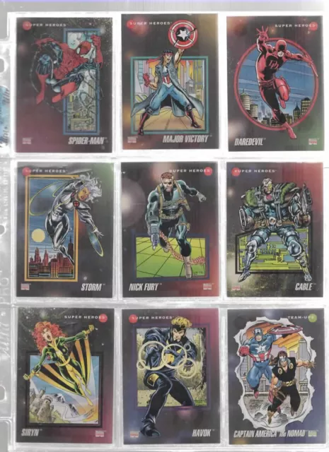 1992 Marvel Universe Series 3 Base Card Singles NEW UNCIRCULATED U-Choose 8A6