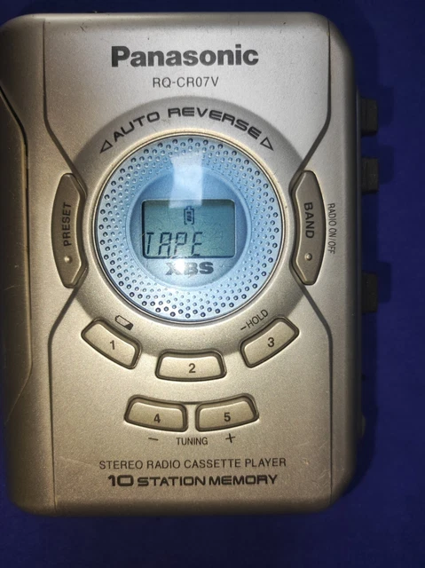 Walkman Panasonic RQ-CR07V Auto-reverse – Argenté – Occasion Japon