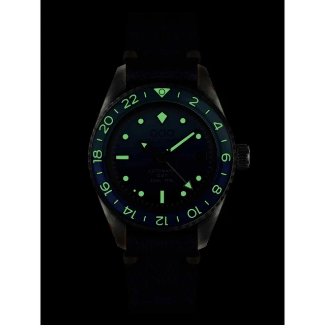 Out Of Order 001-25.BB Uomo Bomba Blu Automatico Gmt Polso 5
