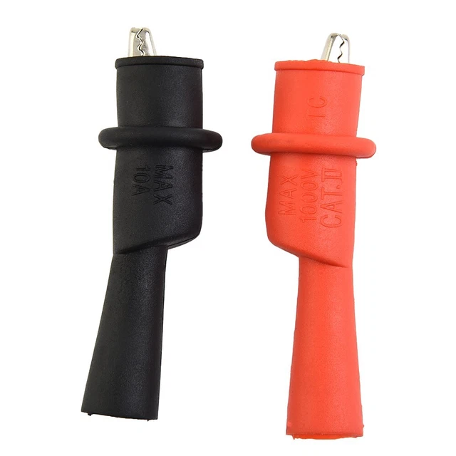 Abrazadera de clip de prueba de puntas de cable premium para probador multimétrico CA DC 10A 1000V