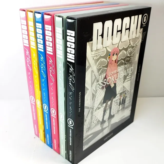 Bocchi The Rock Vol.1~Vol.6 Complete Set Blu-ray 1st Release Limtied w/Bonus