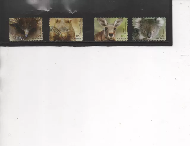 Australia Stamps 2015 Native Animals Self Adhesive set of 4 fine used SG 4300-03