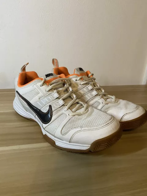 Nike Mens Trainers Size 9, White, MultiCourt Squash Tennis Jogging