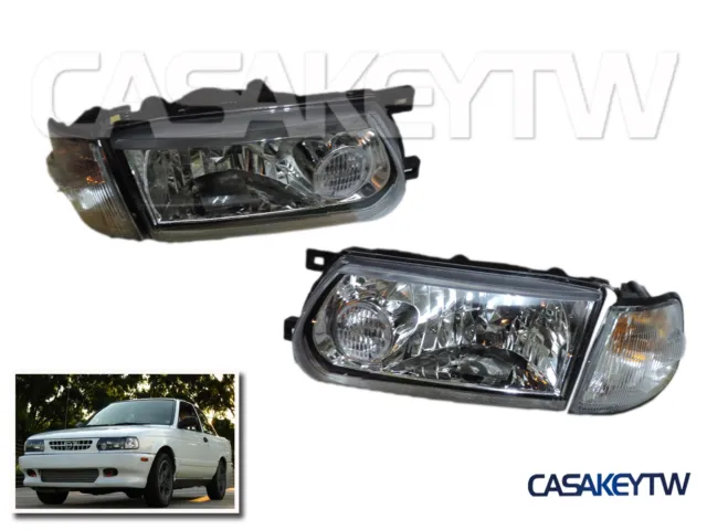 New~91~92~93~94~Clear Headlights Corner Lamp Lights For Nissan B13 Sentra & SE-R