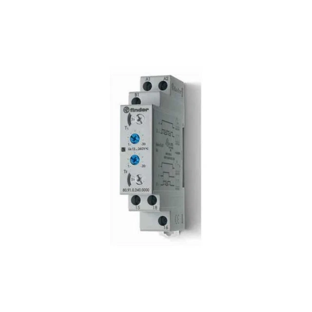 Temporizzatore Modulare Multitensione 12/240  - FINDER 809102400000