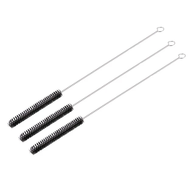 3X(Metallrohr ReinigungsbüRste 28Cm Lang 10Mm Durchmesser 3St U5M6)5351