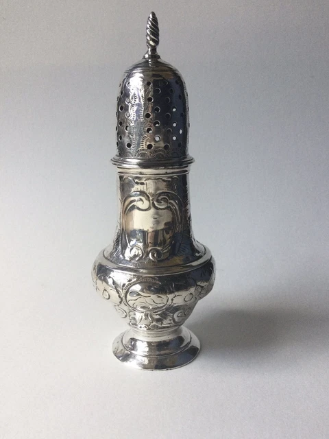 Solid Silver  Sugar Castor Hallmarked For London 1846.