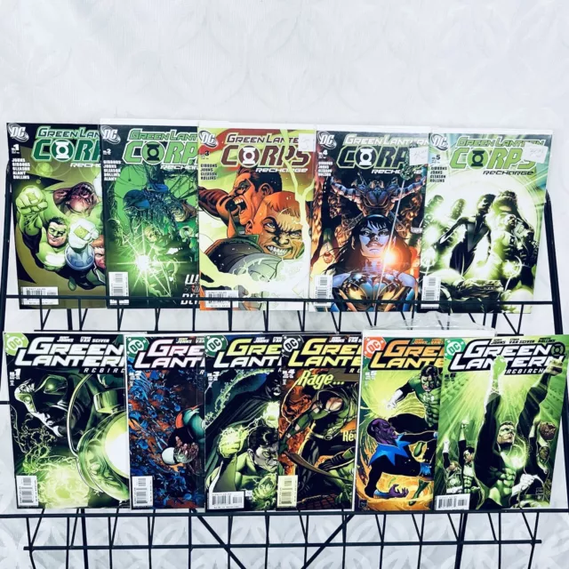 Green Lantern Rebirth 1-6 GL Corps Recharge 1-5 Lot Hal Jordan Kyle Rayner