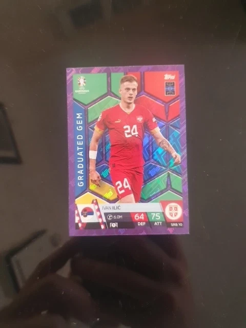 TOPPS MATCH ATTAX Euro EM 2024: Xavi Simons GRADUATED GEM PURPLE EUR 1,00 - DE