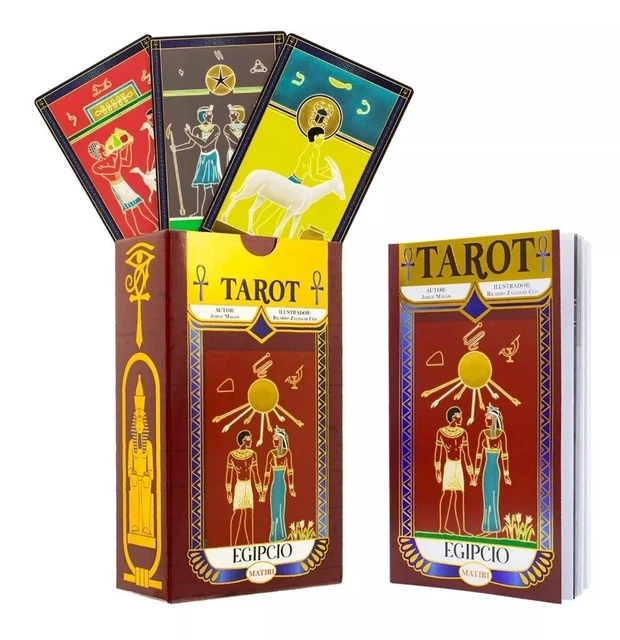 TAROT EGIPCIO - 78 Cartas y Libreto Instructivo - Sabiduria de Thoth EN ...