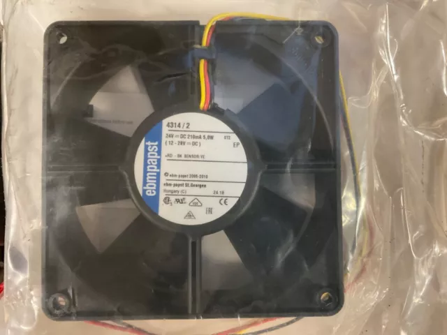 ebm-papst 4314/2 24v dc fan 119x119x32mm Ebmpapst