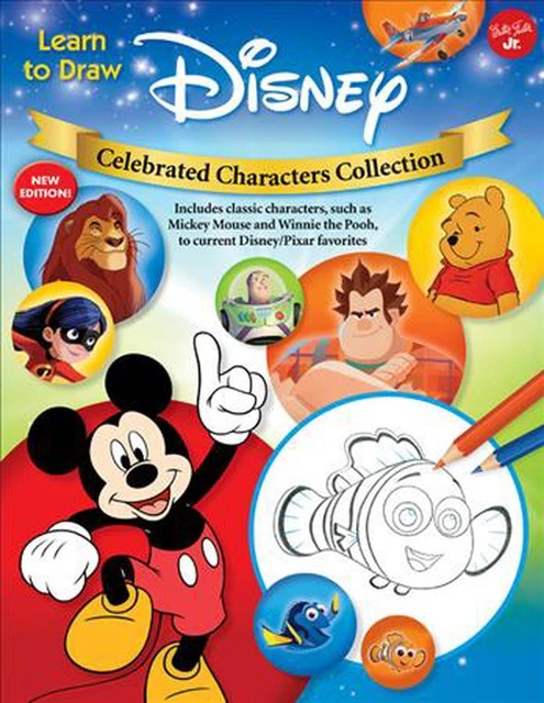 LEARN TO DRAW Disney Celebrated Characters Collection: New Edition ...