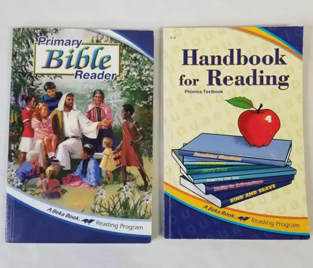 Abeka Primary Bible Reader And Handbook For Reading 1st 2nd 3rd Grade Homeschool
