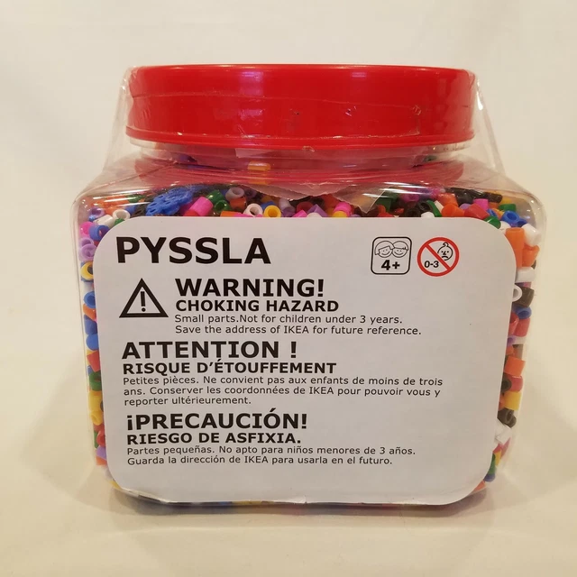 IKEA CRAFT BEADS Pyssla Perler Fuse Hama Multi Colored Jewelry Craft