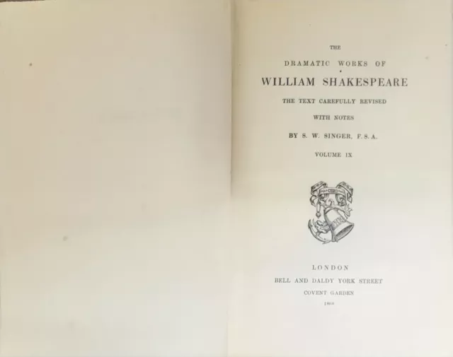 The dramatic works of William Shakespeare 1864 2