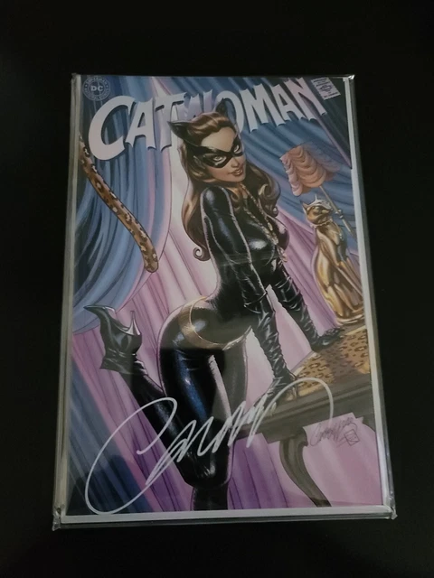 Catwoman 80th Anniversary #1 J SCOTT CAMPBELL EXCLUSIVE VARIANT SIGNED W COA MT 2