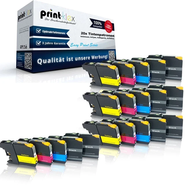 20X COMPATIBILE CARTUCCE Per Brother LC-223 XXL Patronen- Stampante Serie Pro EUR 35,50 - IT - Foto 4