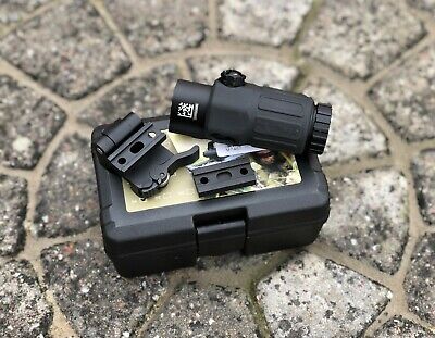 NUOVO AIMPOINT 3X MAG Lente D'ingrandimento non caricato EOTECH Trijicon RED DOT olografico mirino 