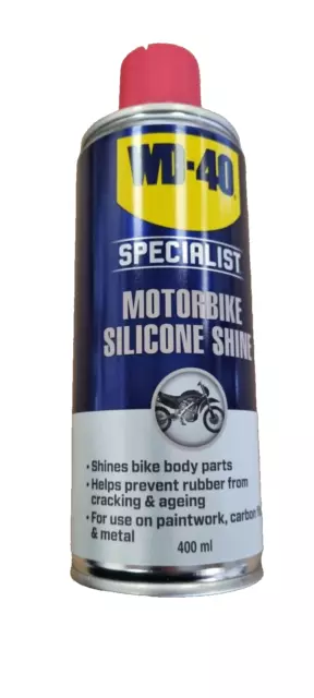 Wd-40 Specialist Motorcycle Silicone Bike Shine Spray - 400Ml Aerosol