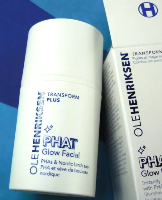 OLE Henriksen PHAT Glow Facial™ Transform Plus Mask 50mL / 1.7 Fl Oz NEW IN BOX OLE Henriksen PHAT Glow Facial™ Transform Plus Mask 50mL / 1.7 Fl Oz NEW IN BOX