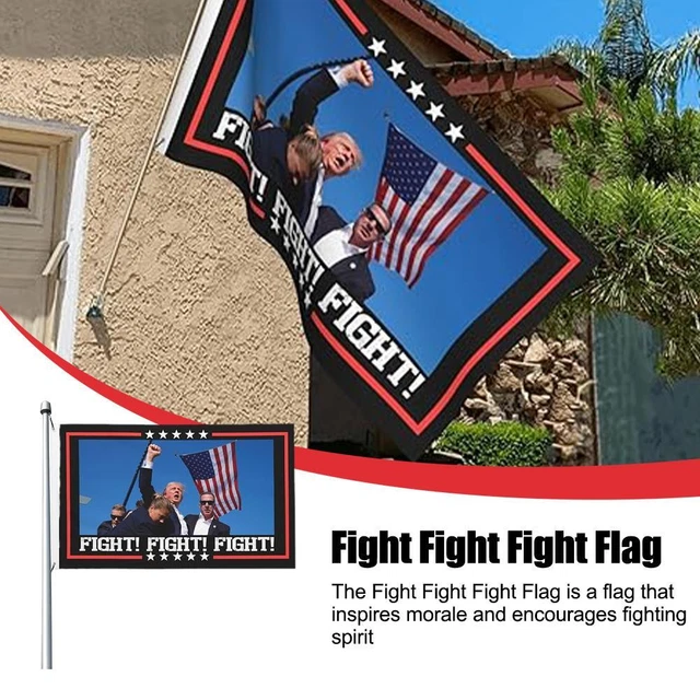 FIGHT FIGHTS FIGHTS Flag Shooting Fight Flag You Missed Flag Polyesters ...