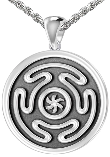 Pendentif Kolovrat Roue De La Fortune En Argent 925 - Symbole - Neuf Avec étiquettes
