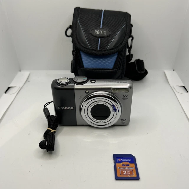 Canon PowerShot A2000 IS Digital Camera 6x Optical Zoom 10.0 MP SD Card Tested✅