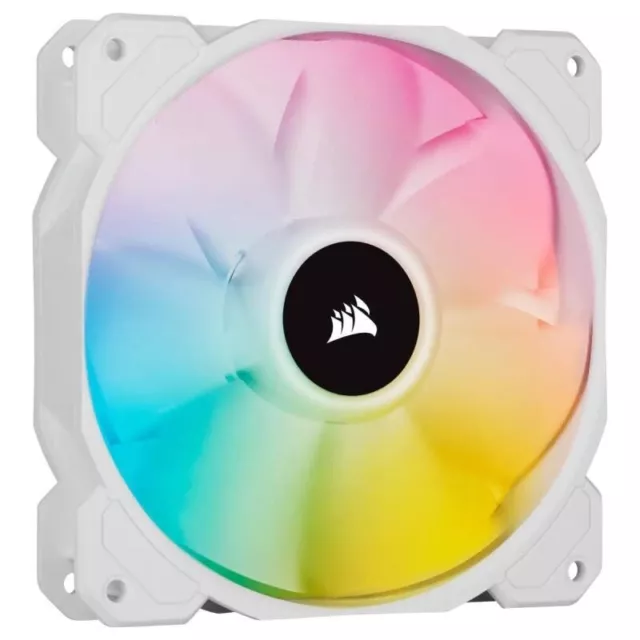 Corsair iCUE SP120 Rgb Elite Performance 120mm White Pwm Single Fan