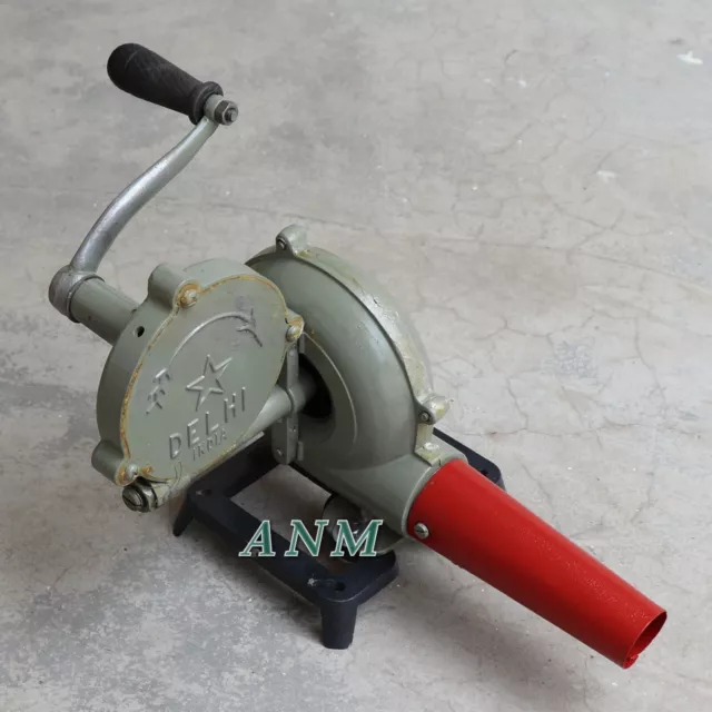 Forge Furnace With Hand Blower Fan Old Style Pedal Type Handle