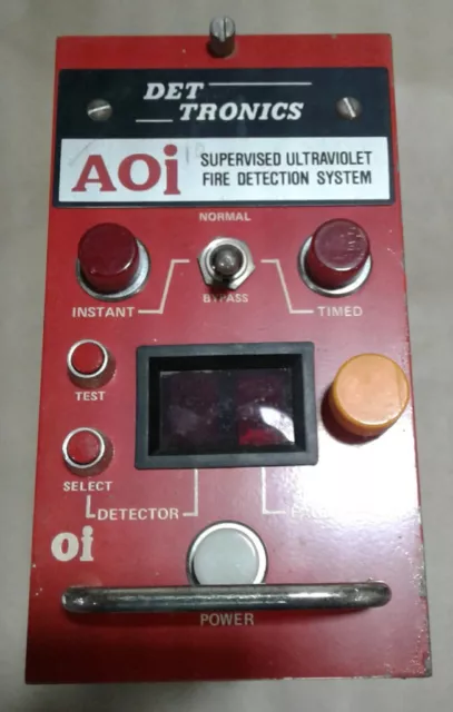 Det Tronics AOI Supervised Ultraviolet Fire Detection System R7302D1407 #212TW