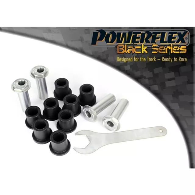 Powerflex schwarz Heck Anhängerlenkerbuchsen verstellbar für BMW E36 3er Compact