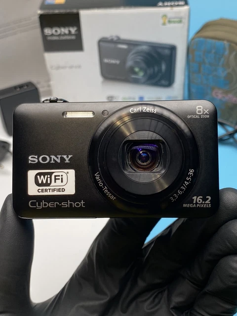 Sony Cyber-shot DSC-WX80 16.2MP Digital Camera - Black