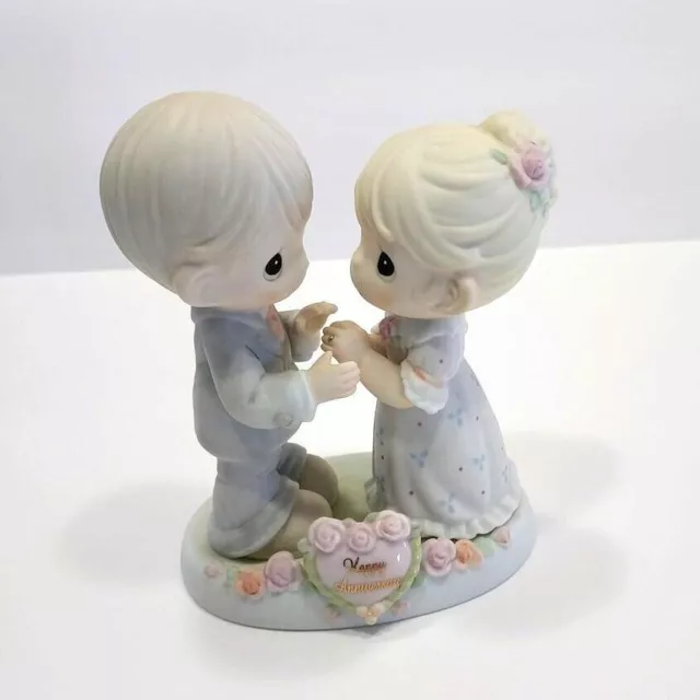 PRECIOUS MOMENTS Our Love was Meant To Be ~ 2003 ANNIVERSARY Porcelain Figurine