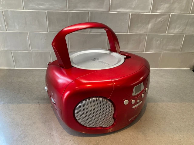 Groov-e GVPS210 CD-speler retro-serie, met radio, MP3-weergave en hoofdtelefoon CD-speler met radio, MP3-weergave en hoofdtelefoon. zwart