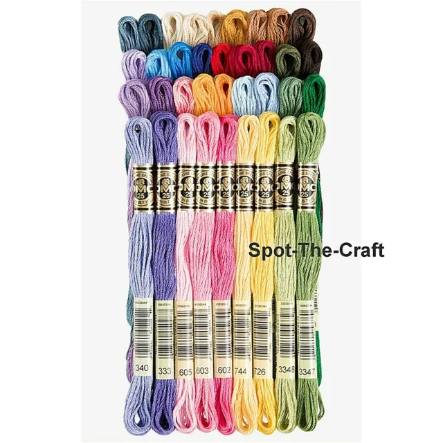 DMC Floss Popular Colors 36 Skeins 6 Strand Embroidery Thread 2