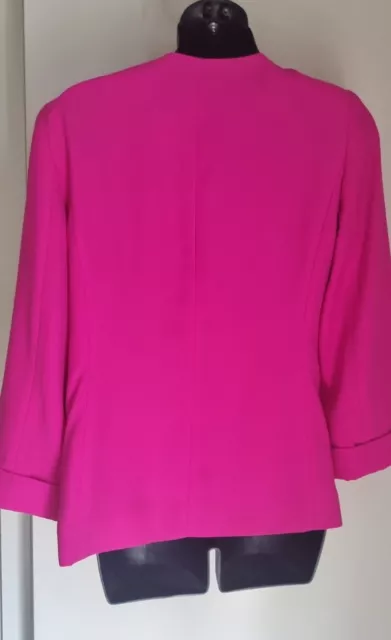 Forever New Womens Hot Pink Blazer Jacket Size 8 . 2