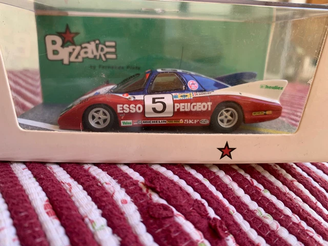 Bizarre BZ392 WM Peugeot P86 n°51 24H Le Mans 1987 R. Dorchy - P. Gache