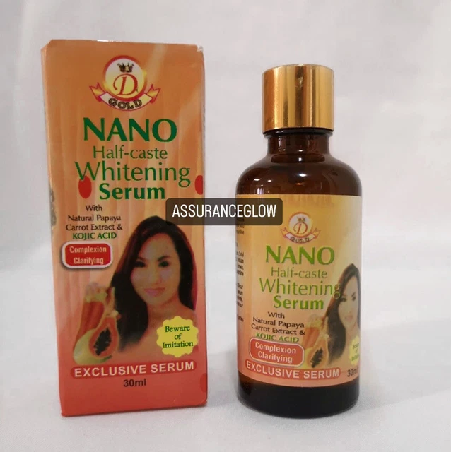 Blanqueamiento de la piel con suero natural de papaya y zanahoria NANO BLANCO Halfcaste (ORIGINAL)