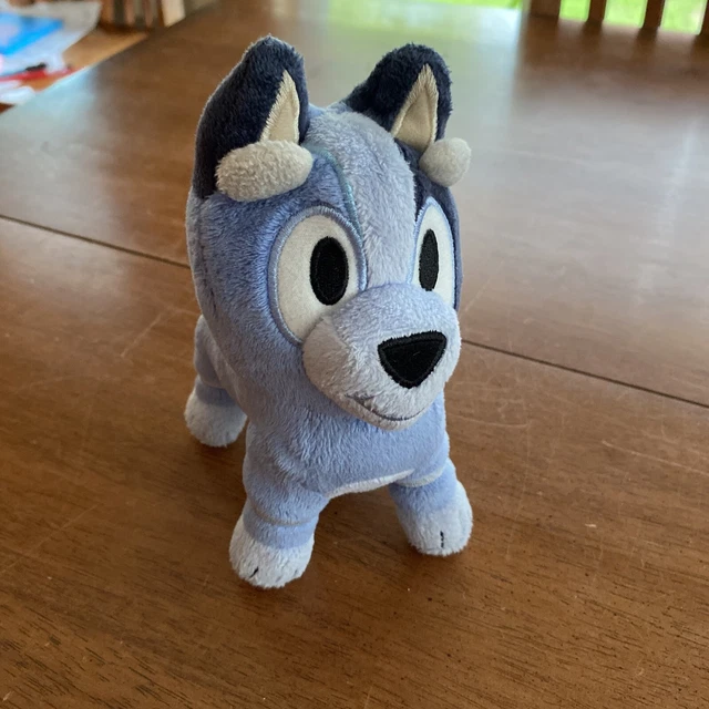 BLUEY AND FRIENDS COUSIN SOCKS Dog Plush Stuffed 6" Puppy Blue Moose